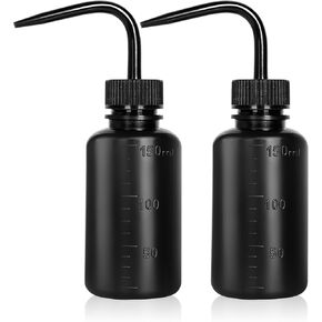 Tattoo Wash Bottle- Melphoe 2Pcs 250ml Water Squirt Bottle Succulent Watering, Safety Rinse Bottle Watering Tools, Tattoo Supplies, Irrigation Squeeze Sprinkling Can Wash Plant Bottle (Pink)
