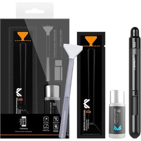 VSGO New Full Frame Camera Cleaning Kit and Power-Switch Lens Cleaning Pen Compatible for Canon, Nikon, Pentax, Sony Digital Camera Cleaning, AR VR Glasses Phone Tablet Screen Cleaning Pen