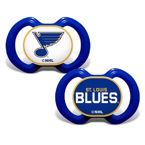 BabyFanatic Pacifier 2-Pack - NHL St. Louis Blues - Officially Licensed League Gear
