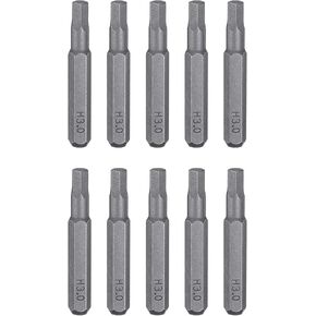 HARFINGTON 10pcs H2.5 Hex Screwdriver Bit 5/32" Hex Shank 28mm Length Magnetic Hexagon Head Hex Bits S2 Steel Screw Driver Bit for Electric Manual Screwdrivers Precision Repair