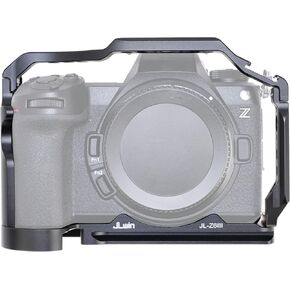 Foto4easy Camera Cage for Nikon Z6III Camera,Quick Release Plate for Arca-Swiss,1/4" & 3/8" Screw Holes and Cold Shoe Mount for Accessories