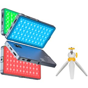 PHOTOOLEX RGB Video Light & PHOTOOTLEX Mini Camera Tripod