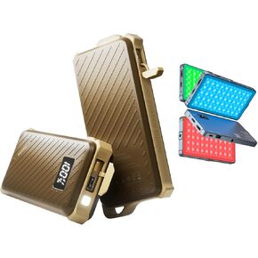 PHOTOOLEX RGB Video Light & Waterproof 65W Power Bank