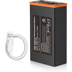 Battery Pack for Edge Series Cameras, (New Upgraded) High Capacity 7200mAh Lithium-Ion Rechargeable Batteries for Moultrie Edge, Edge PRO, Edge 2, Edge 2 PRO Cellular Trail Hunting Camera