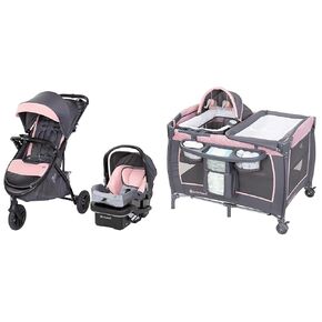 Baby Trend Tango 3 All-Terrain Stroller Travel System with EZ-Lift 35 PLUS Infant Car Seat and Lil' Snooze Deluxe III Bassinet