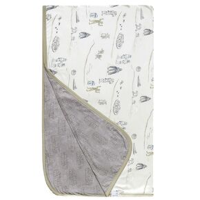 Jumbo Premium Knit 3 Layer Stretchy Throw Blanket "Empire" by Copper Pearl