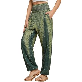 QIANXIZHAN Women's Harem Pants, Joggers Sweatpants Lounge Yoga Boho Clothes with Pockets
