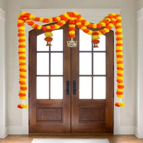Handmade Lotus Wall & Door Hangings (Pack of 4) - Home Decoration | Pooja Decor | Diwali Decor | Wedding and All Festival Decor | (Size - 3 Ft / 36 Inches)