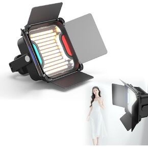 30W Magnetic Selfie Light for iPhone, Phone Light for Video Recording, 2500K-9000K Dimmable CRI95+ with 5400mAh Battery, Lighting for YouTube/TikTok, Vlogging, Live Streaming
