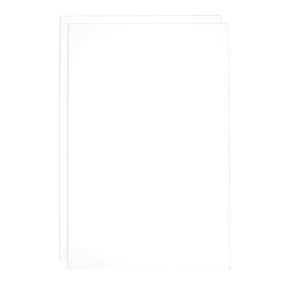 ABS Plastic Sheet 12 x 12 Inch,Flexible Plastic Sheets 1/11 Inch Thick Thermoplastic Sheet with Frosted Black for DIY Crafts Decors 3 Pcs