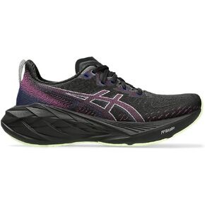 ASICS Womens Novablast 4 Running Shoes, BLACK/BLUE EXPANSE, 7 UK