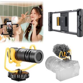 VM01 Professional Video Microphone MR11 Smartphone Video Rig Kit for Photography Video Recording