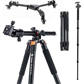 Fotopro Horizontal Tripod Bundle with Tripod Dolly