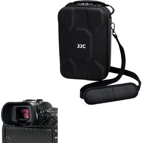 Camera Eyecup + Hard Camera Pouch：Camera Eyecup for Canon with Hard Camera Travel Carrying Case