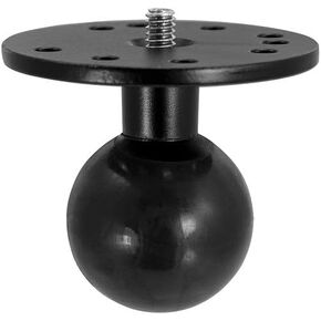 ARKON Mounts Robust Circular Metal 38mm (1.5 inch) Ball to 1/4"-20 Camera Bolt Adapter