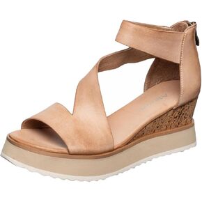 Antelope Women's Davi Leather Platform Sandals in Kuwait