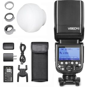 GODOX V860III-S Flash Speedlight for Sony with ML-CD15 Dome Diffuser