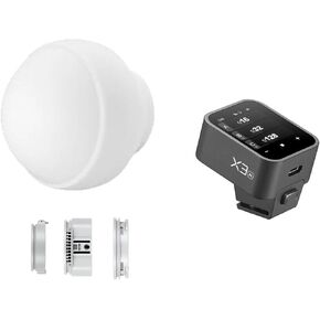 Godox ML-CD15 Diffusion Dome with Godox X3-N TTL Wireless Flash Trigger for Nikon Camera