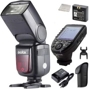 Godox Ving V860II-S Camera Flash Speedlite for Sony with Godox XPro-S Flash Trigger, 2.4G TTL GN60 1/8000s HSS, Rechargable Li-ion Battery, 650 Full Power Flashes, External Flash Compatible for Sony