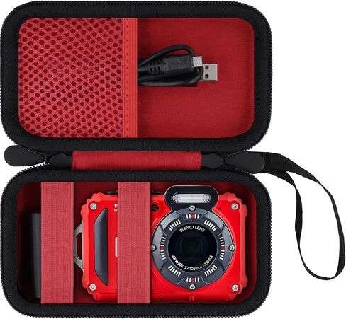 for Kodak PIXPRO WPZ2 Rugged Waterproof Digital Camera Hard Carrying Case,Compitable with Kodak 16MP 4X Optical Zoom Camera,Yellow Case in Kuwait