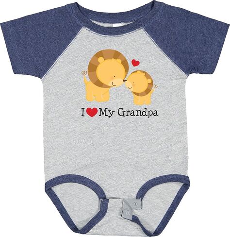 inktastic I Love My Grandpa Baby Bodysuit in Saudi Arabia
