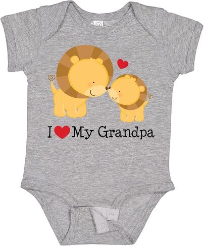 inktastic I Love My Grandpa Baby Bodysuit in Saudi Arabia