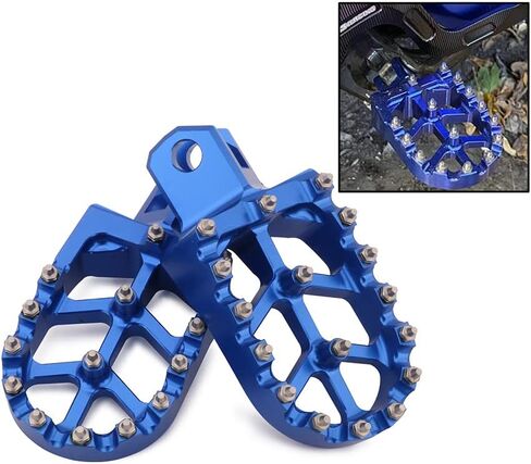 Foot Pegs Footpegs Footrest Pedals CNC Aluminum Foot rests For RM125 86-06 RM250 89-06 RM250Z 01-06 RMX250 89-96 DR-Z 400 DR-Z 400E DR-Z 400SDR-Z 400SM KLX400R Dirt Bike Gold in Kuwait