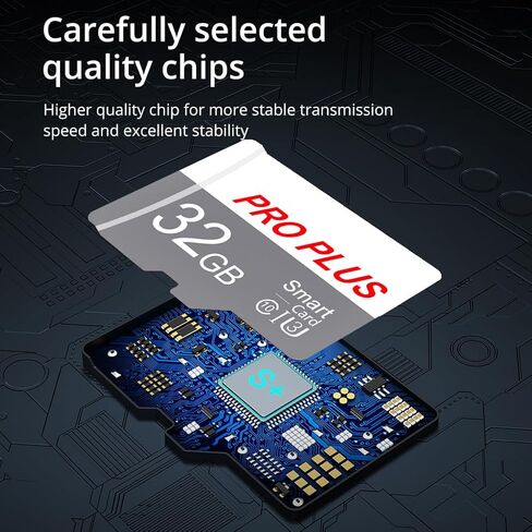 2 Pack TF Card 128GB with Adapter, High Speed Memory Card, UHS-I C10 A1 Memory TF Card for Tablet/Mobile Phone/Camera/Car Audio/Game Console (TF183 White Gray 128GB) in Kuwait