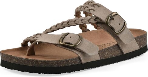 WHITE MOUNTAIN Women's Haziest Braided Signature Comfort-Molded Footbed Sandal in Saudi Arabia
