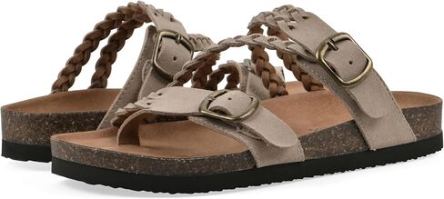 WHITE MOUNTAIN Women's Haziest Braided Signature Comfort-Molded Footbed Sandal in Saudi Arabia