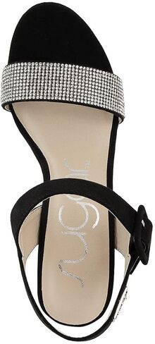 Sugar Women's Wedge Sandals – Ankle Strap Heels, Dressy Platform Open-Toe Shoes, Boho Peep-Toe Summer Pump - Chili in Kuwait