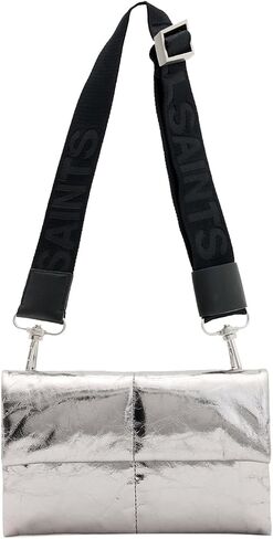 AllSaints Ezra Quilt Crossbody, Sepia Brown in Kuwait
