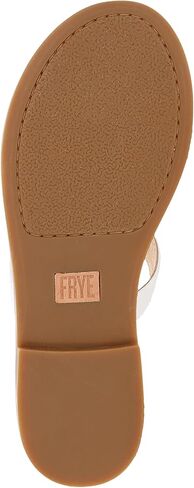 Frye Taylor Logo Sandal - صندل جلدي متميز للسيدات ، تصميم مريح ، أحذية أنيقة غير رسمية للارتداء اليومي in Kuwait