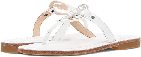 Frye Taylor Logo Sandal - صندل جلدي متميز للسيدات ، تصميم مريح ، أحذية أنيقة غير رسمية للارتداء اليومي in Kuwait