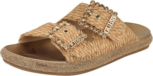 GUESS Women's Funzy Flat Sandal in Saudi Arabia