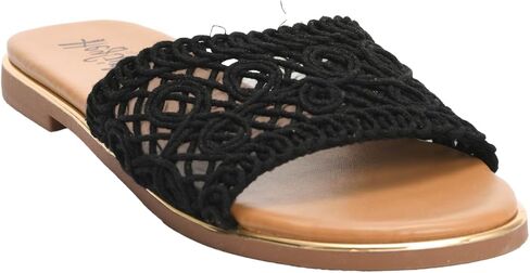 Corkys Footwear Hey Beach Women's Crochet Slip-On Slip-on Sandal in Saudi Arabia