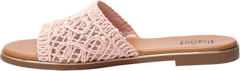 Corkys Footwear Hey Beach Women's Crochet Flat Slip-On Sandal in Saudi Arabia