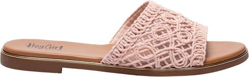 Corkys Footwear Hey Beach Women's Crochet Flat Slip-On Sandal in Saudi Arabia