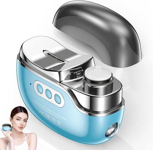 Cliper-Clipper-3 في 1 من طراز الأظافر الطفل بسرعات ضوئية و 3 سرعات ، لاعب أظافر أظافر ، وتخزين البذرة ومقطع ، ملف مسمار أوتوماتيكي قابل لإعادة الشحن للطفل ، الأطفال ، هدية للبالغين (الأزرق) in Kuwait