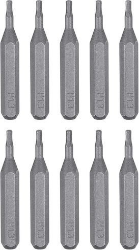 HARFINGTON 10pcs H2.5 Hex Screwdriver Bit 5/32" Hex Shank 28mm Length Magnetic Hexagon Head Hex Bits S2 Steel Screw Driver Bit for Electric Manual Screwdrivers Precision Repair in Saudi Arabia
