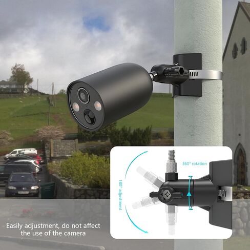 قوس تصاعد القطب وغطاء الجلد السيليكون لكاميرات TP-Link Tapo Magcam 2024 PCMAG (Tapo C425) و Tapo Solarcam 2K Cameras Cameras in Kuwait