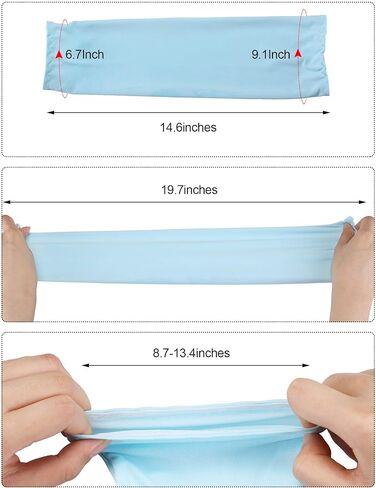 8 Pairs UV Sun Protection Arm Sleeves Compression Arm Sleeves Ice Silk Unisex Sports Sleeve in Kuwait