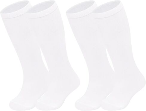 Sarfel 2 Pairs Toddler Soccer Socks Kids Baseball Socks Youth Boys Girls Softball Football Accessories Knee High Team Sport in Saudi Arabia
