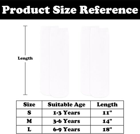 Sarfel 2 Pairs Toddler Soccer Socks Kids Baseball Socks Youth Boys Girls Softball Football Accessories Knee High Team Sport in Saudi Arabia