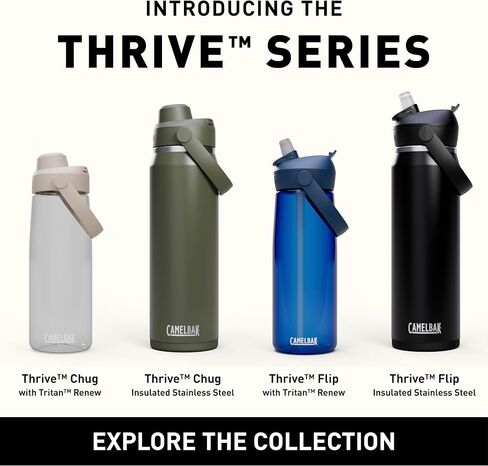 CamelBak Thrive Chug 32oz Water Bottle with Tritan Renew - Leak Proof Lid, Forest Green in Saudi Arabia