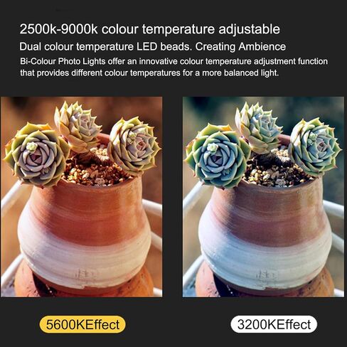 30W Magnetic Selfie Light for iPhone, Phone Light for Video Recording, 2500K-9000K Dimmable CRI95+ with 5400mAh Battery, Lighting for YouTube/TikTok, Vlogging, Live Streaming in Saudi Arabia