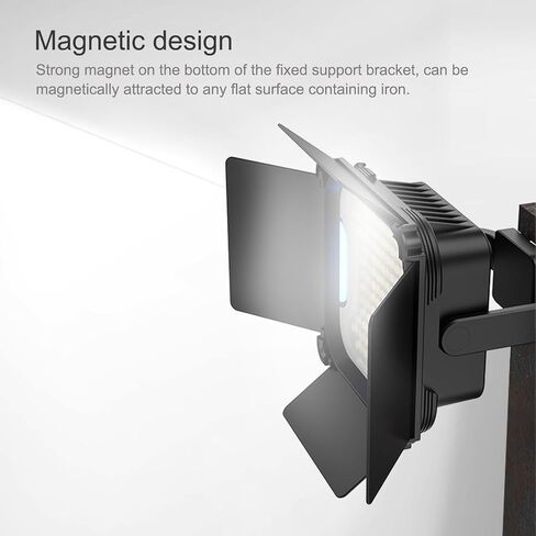 30W Magnetic Selfie Light for iPhone, Phone Light for Video Recording, 2500K-9000K Dimmable CRI95+ with 5400mAh Battery, Lighting for YouTube/TikTok, Vlogging, Live Streaming in Saudi Arabia
