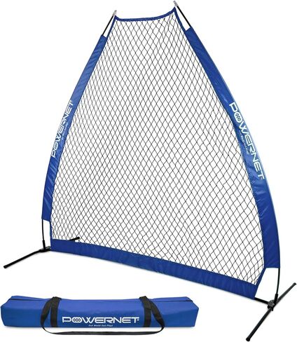 PowerNet Baseball Training Equipment Baseball Net, Portable Softball Baseball Batting Practice Pitching Screen, 7-FT I-Frame or A-Frame Pitching Net in Kuwait
