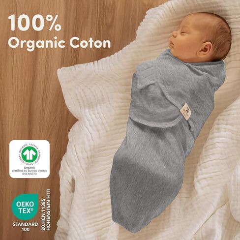 Sweety Fox 3-Pack Organic Baby Moaddle Sleep Sacks-القماشات للحديدين الجدد ، ورضيع 0-3 أشهر ، والبنات الصغيرة ، والبنين ، وأكياس النوم الوليدة الناعمة والحيوانية ، وبطانيات الحضانة ، وإغلاق Velcro (dagonfly) in Kuwait