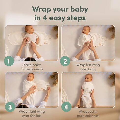 Sweety Fox 3-Pack Organic Baby Moaddle Sleep Sacks-القماشات للحديدين الجدد ، ورضيع 0-3 أشهر ، والبنات الصغيرة ، والبنين ، وأكياس النوم الوليدة الناعمة والحيوانية ، وبطانيات الحضانة ، وإغلاق Velcro (dagonfly) in Kuwait